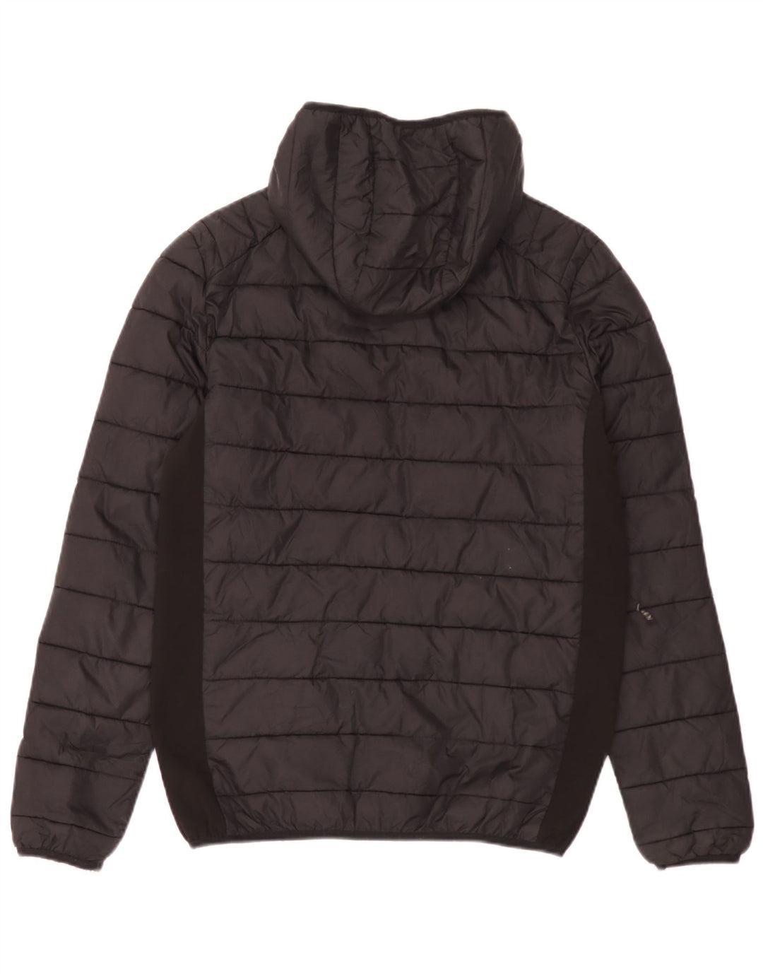 Ellesse Herre hættepolstret jakke UK 36 Lille sort nylon