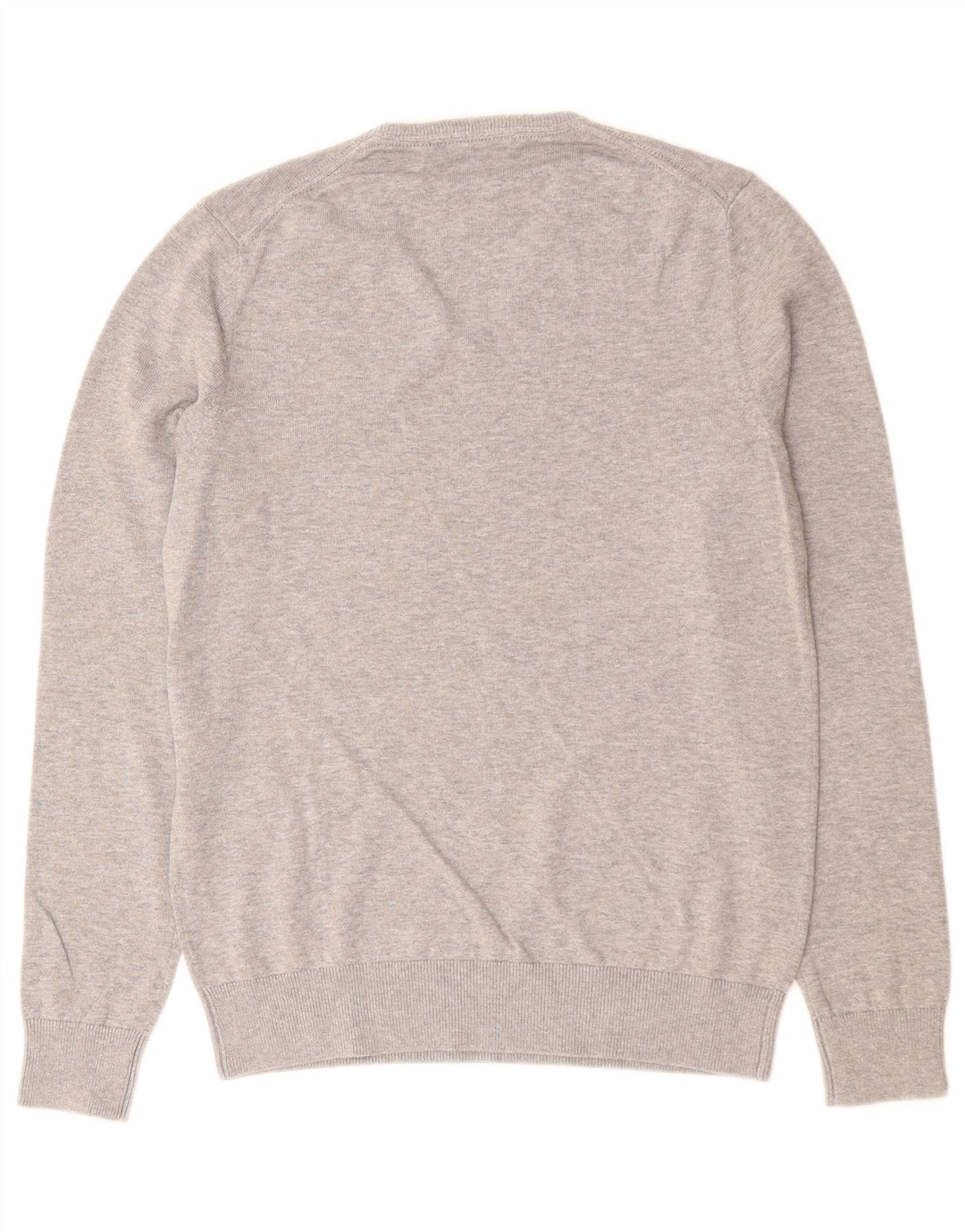 French Connection Dame V-hals sweater IT 18 XL Grå Bomuld