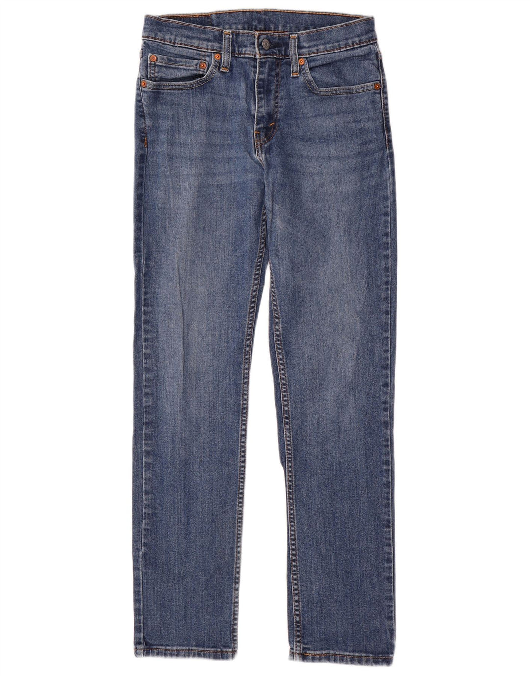 LEVI'S Herre 511 Slim Jeans W31 L30 Blå Bomuld