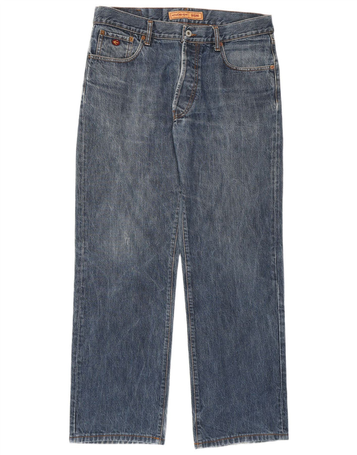 Energie Straight Jeans til mænd W36 L31 blå bomuld