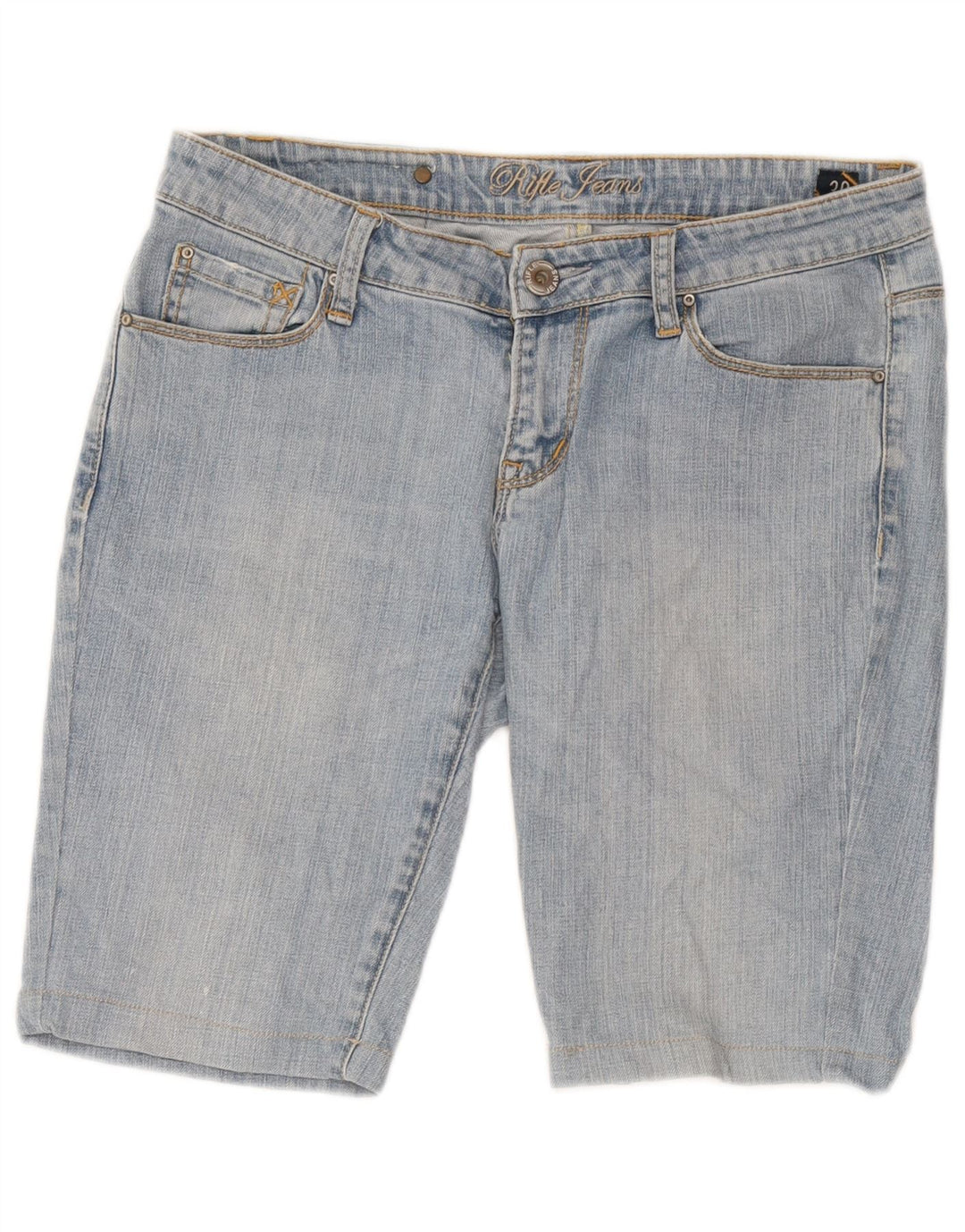 Rifle Herre Denim Shorts W30 Medium Blue