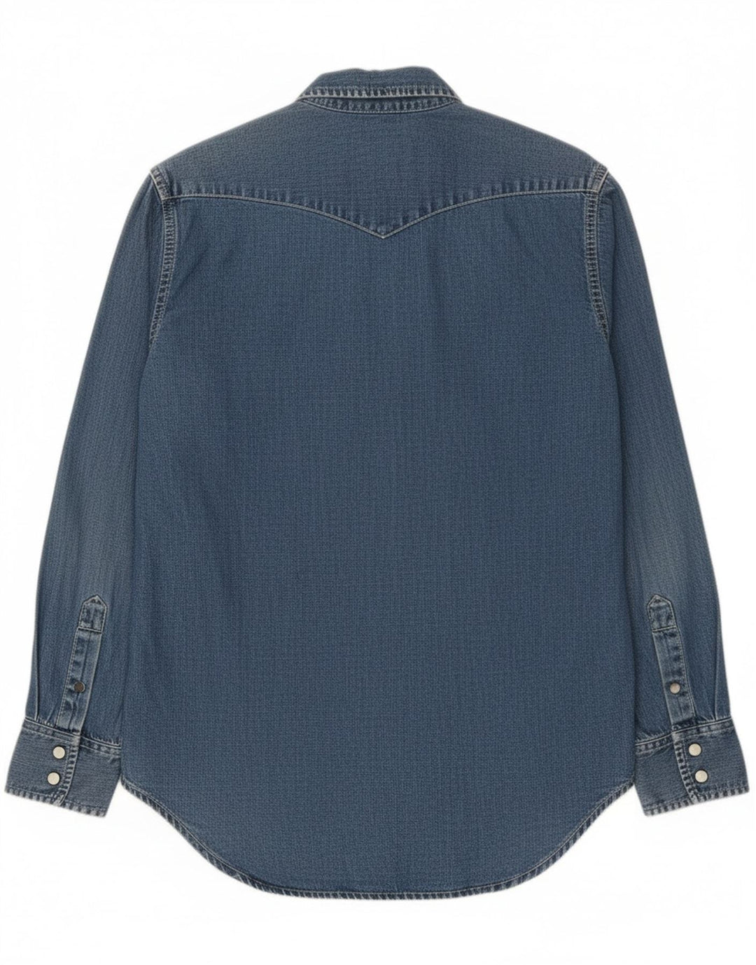 Levi's Denimskjorte til mænd, lille blå bomuld