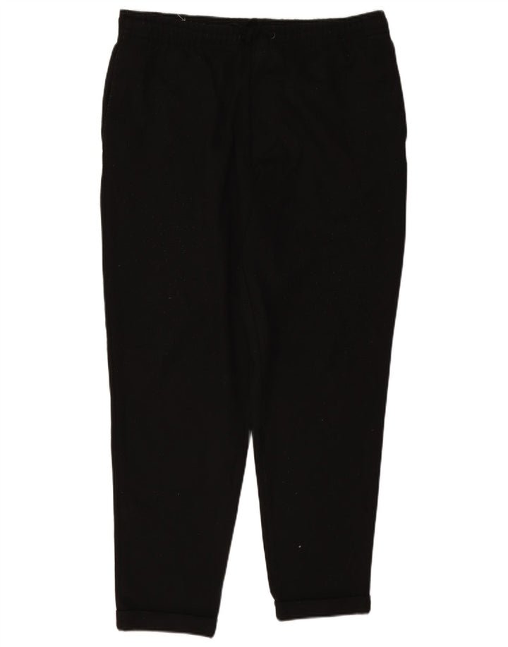 Zara Herre Tapered Chino Bukser Large W32 L28 Sort Polyester