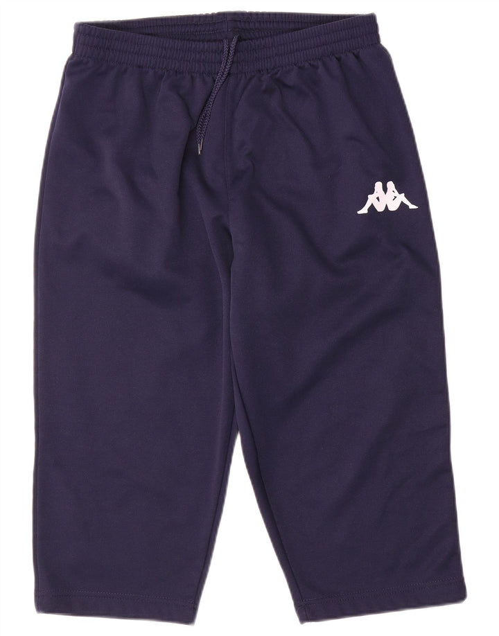 Kappa Herre Bermuda Sport Shorts Large Navy Blue Polyester