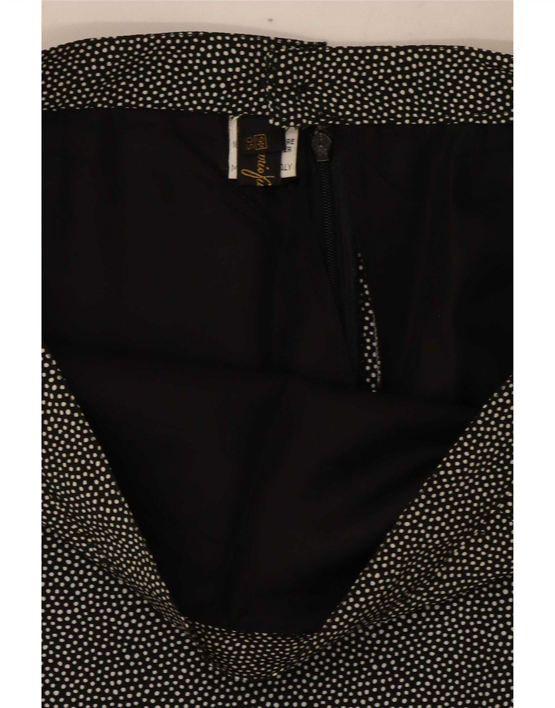Mario Pucci Cecconi Dame 2-delt nederdelsæt IT 46 Large W30 Sort Plettet