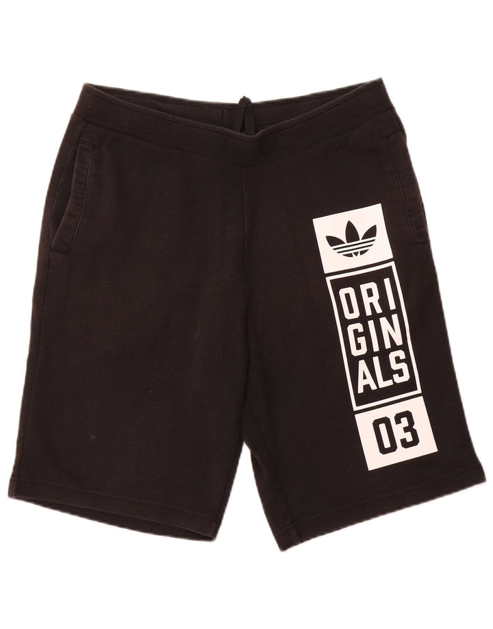 ADIDAS Grafiske sportsshorts til mænd Medium sort bomuld