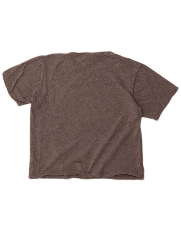 Champion Girls Crop grafisk T-shirt top 15-16 år 2XL grå bomuld