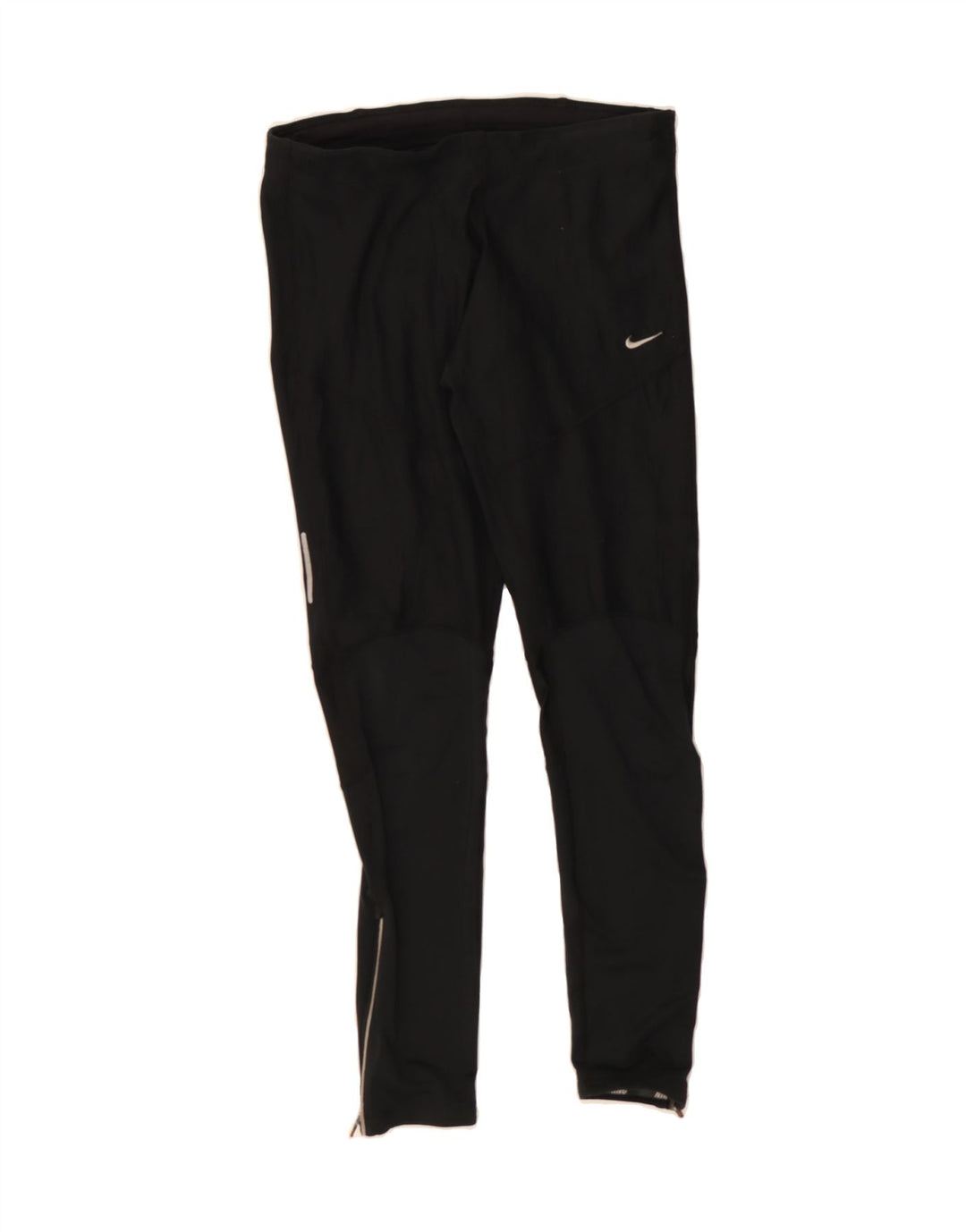 NIKE Womens Dri Fit Leggings UK 14 Medium  Black Vintage Nike and Second-Hand Nike from Messina Hembry 