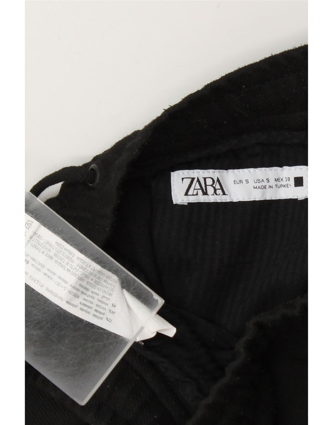 Zara Herre Sportshorts Lille sort polyester