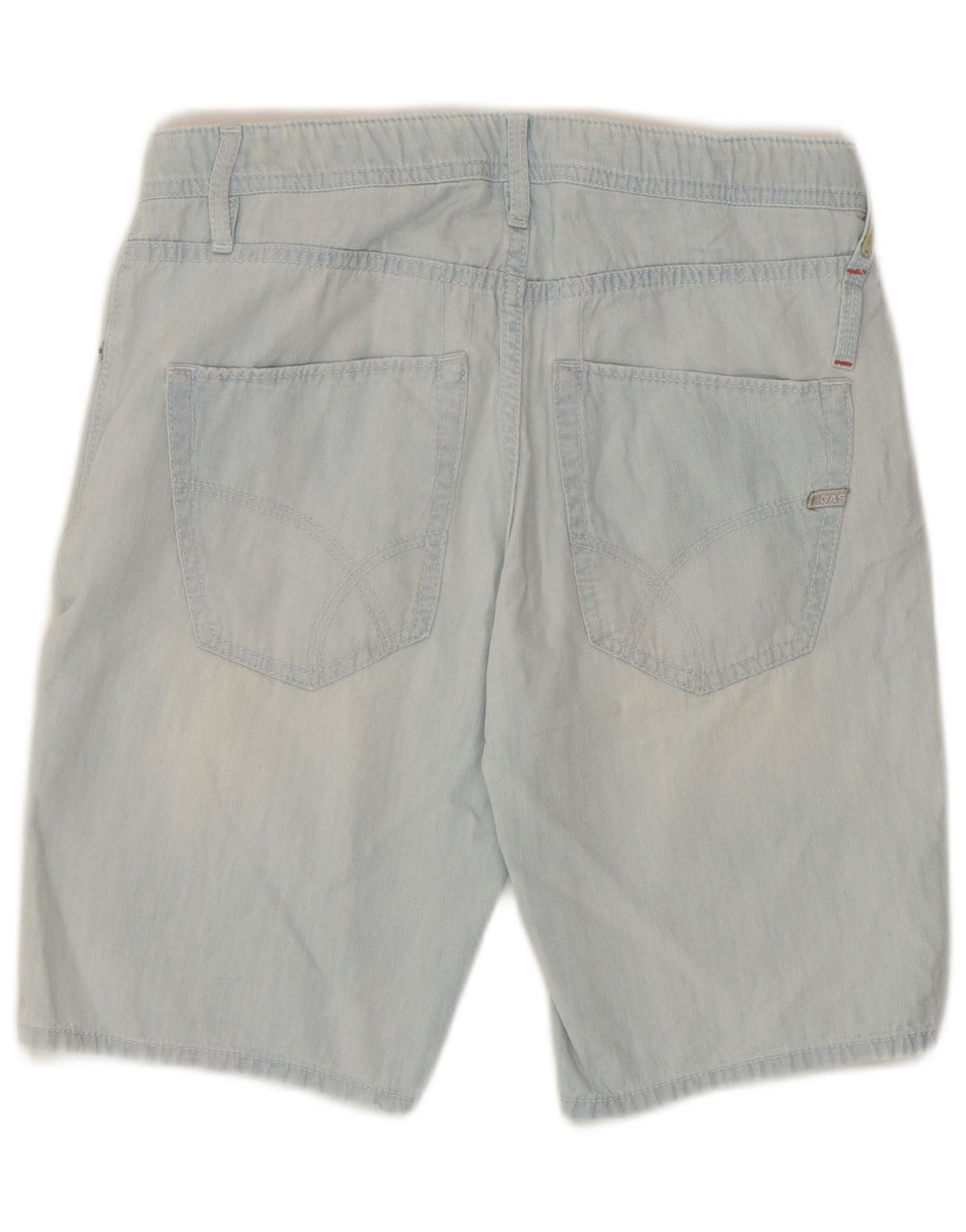 Gas Denim Shorts til mænd W29 Medium Blue Cotton