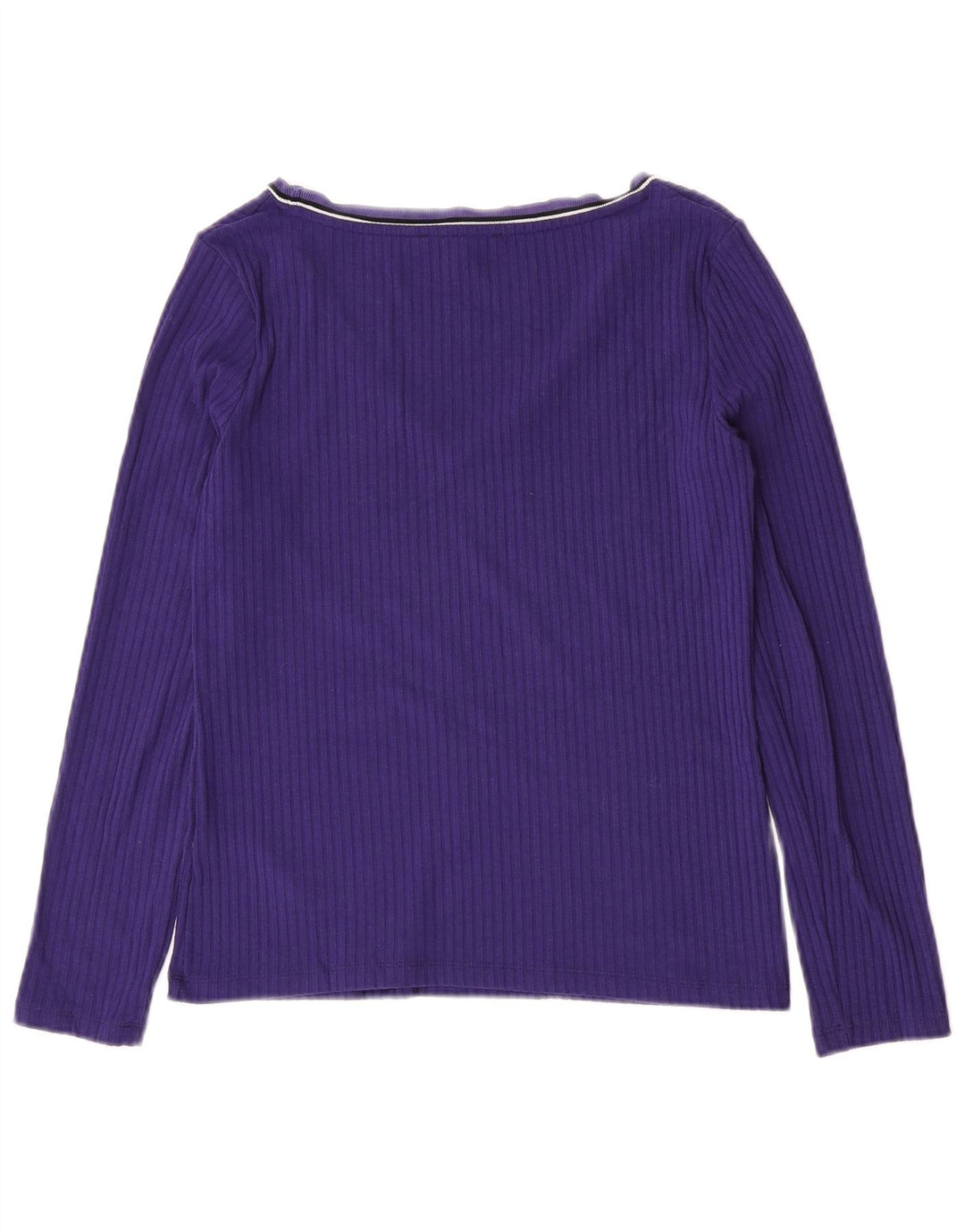 Marks & Spencer Dametop Langærmet UK 10 Lille Lilla Polyester
