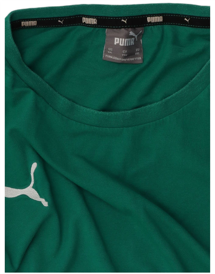 Puma Herre T-Shirt Top 2XL Turkis
