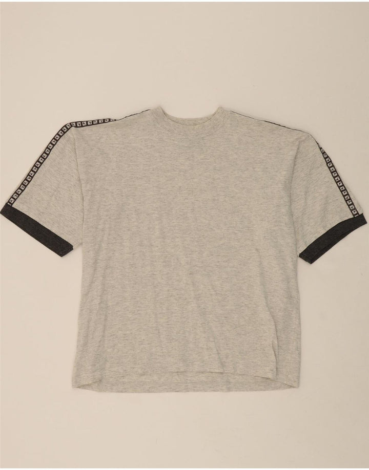 DIADORA Mens Graphic T-Shirt Top Large Grey Cotton Vintage Diadora and Second-Hand Diadora from Messina Hembry 