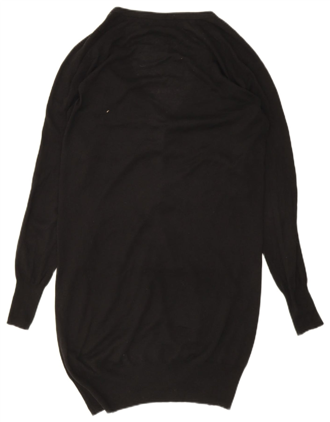 Zara Dame Longline Cardigan Sweater UK 14 Medium Sort Silke