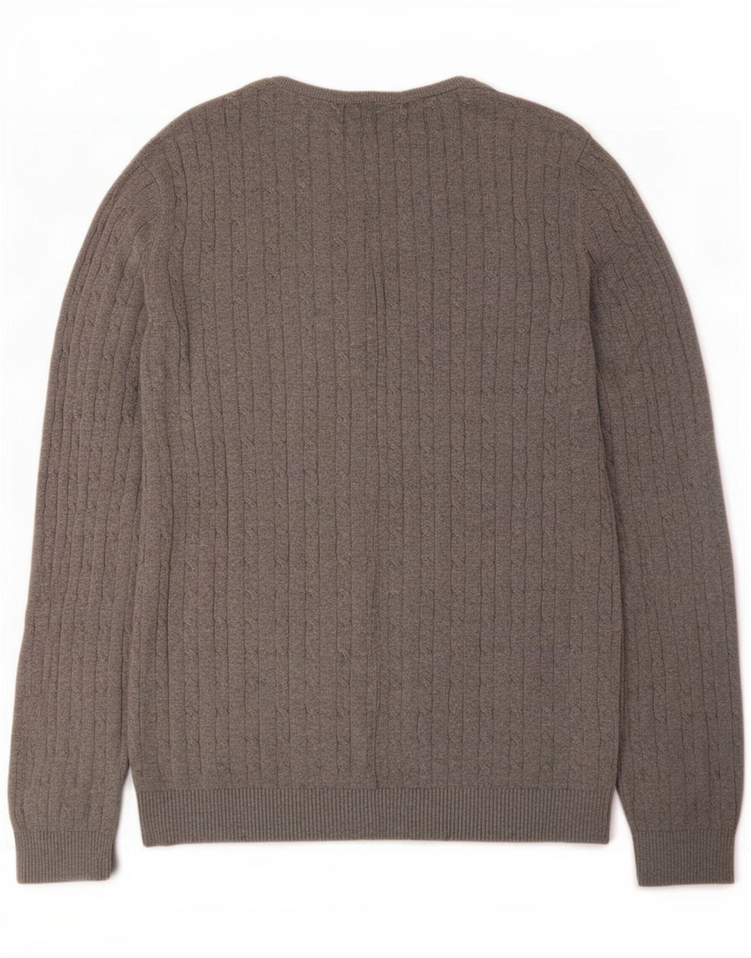 Jack & Jones Herre sweater med rund hals, mellemgrå bomuld