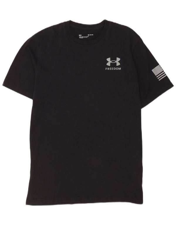 Under Armour Herre grafisk T-shirt Top Medium Sort Sports