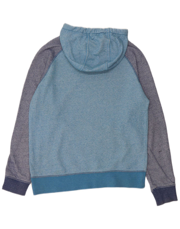 Adidas Grafisk hættetrøje til mænd Large Blue Colourblock Bomuld