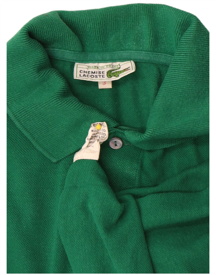 Lacoste herre poloshirt størrelse 3 Lille grøn bomuld