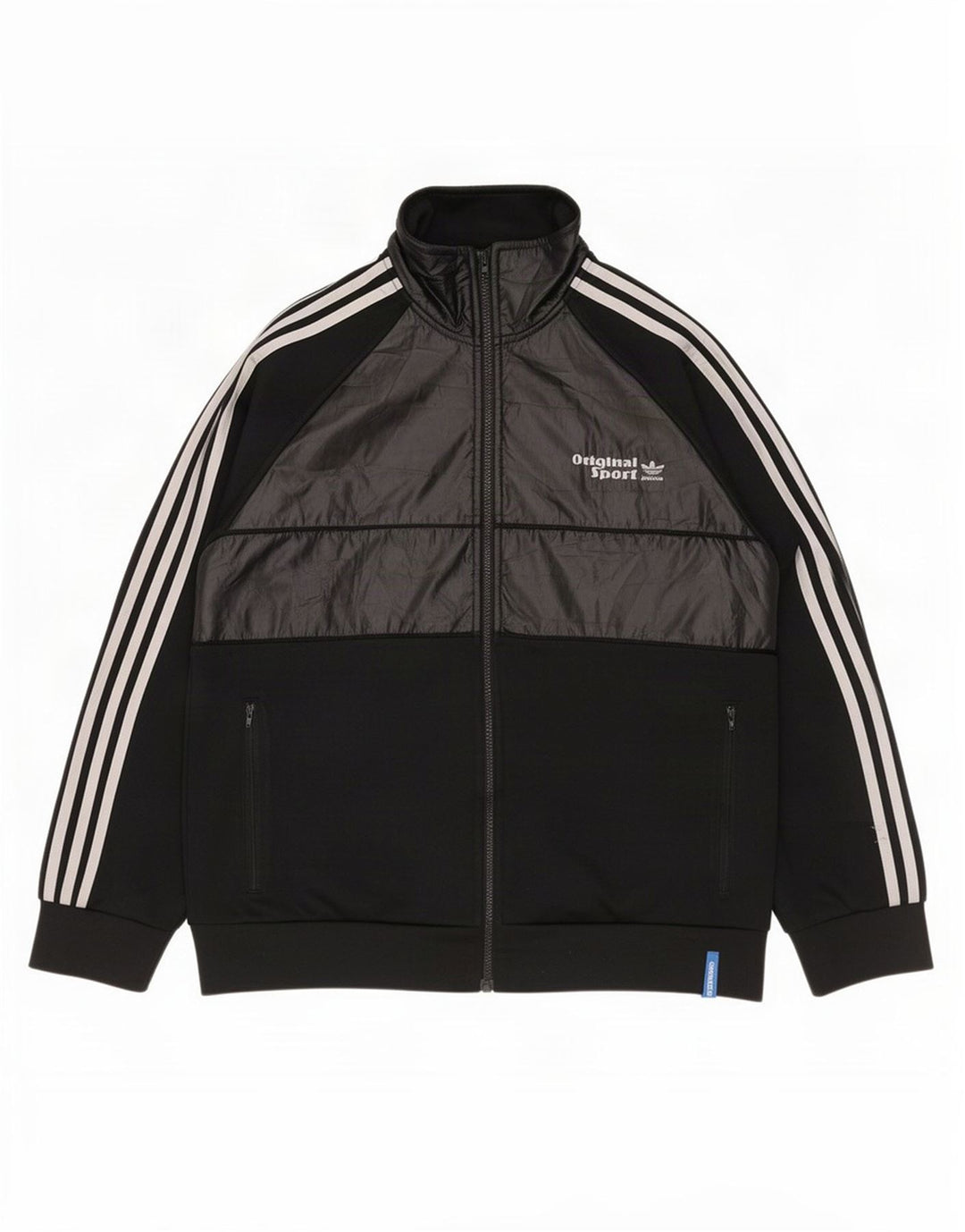 Adidas Træningsdragt til mænd, topjakke, stor sort polyester