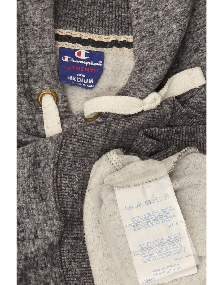 Champion Herre grafisk hættetrøje Jumper Medium Grey Flecked Bomuld