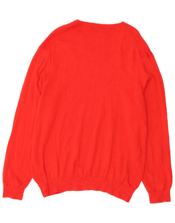 Polo Ralph Lauren Herre V-hals sweater XL Rød Bomuld