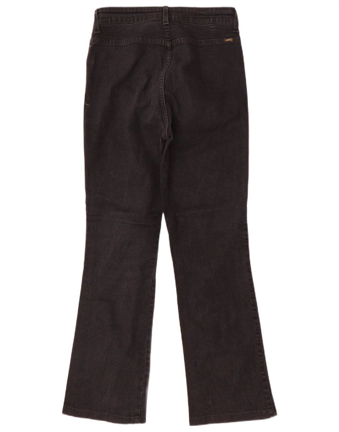 Lee Dame Højtaljet Bootcut Jeans W31 L30 Sort Bomuld