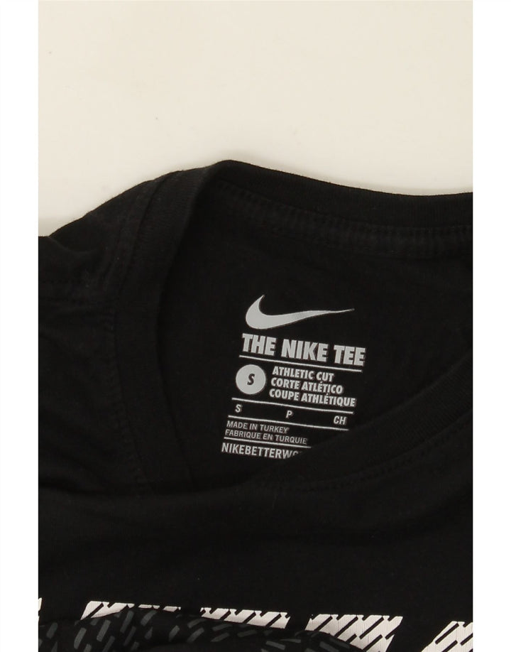 Nike Herre Athletic Cut Grafisk T-Shirt Top Lille Sort