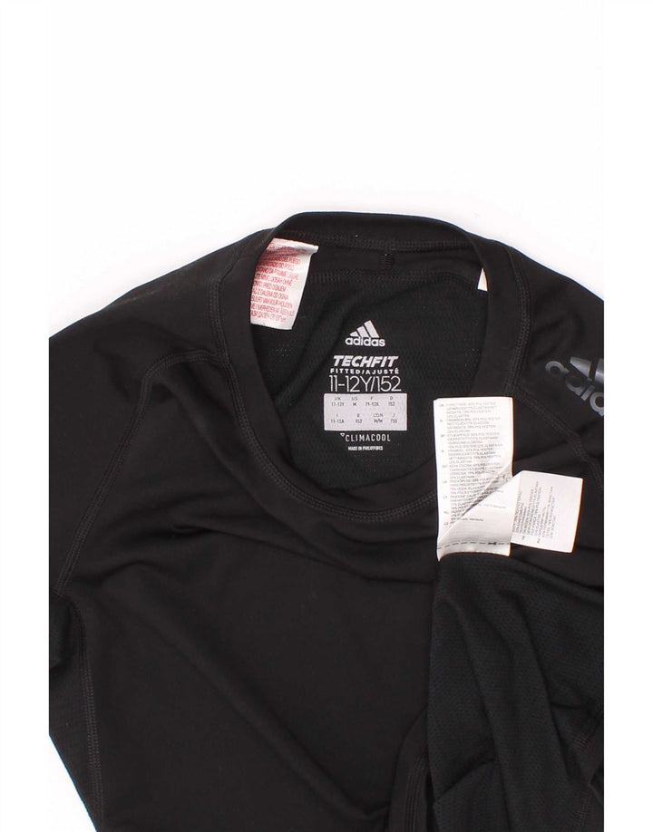 Adidas Boys Climacool T-Shirt Top 11-12 År Sort Polyester