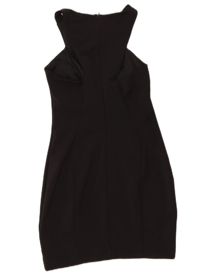 ZARA Womens Sleeveless Bodycon Dress UK 12 Medium Black