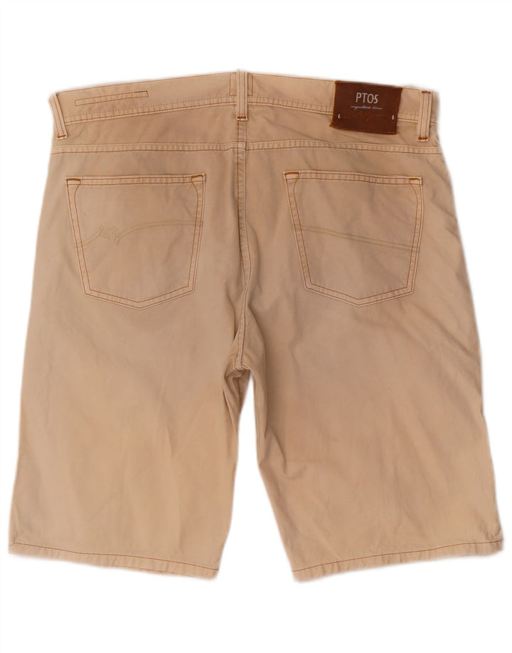 PT05 Herre Casual Shorts W38 XL Beige Bomuld