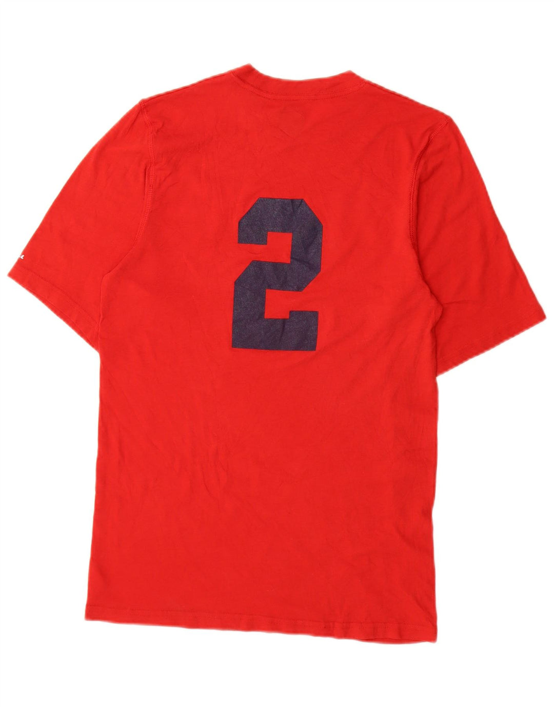 RUSSELL ATHLETIC Herre grafisk T-shirt Top Lille rød polyester