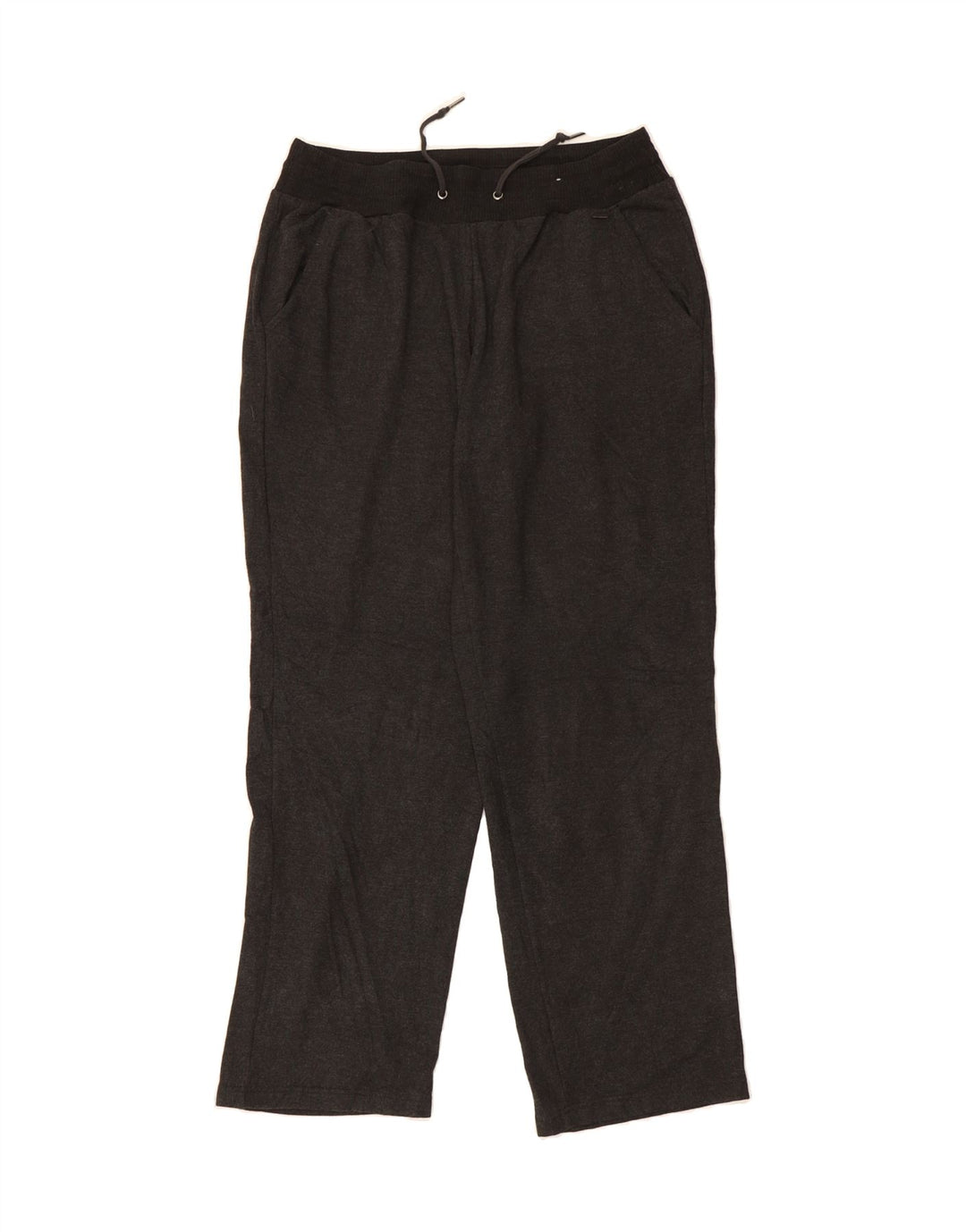 EDDIE BAUER Womens Tracksuit Trousers UK 14 Large Grey Modal Vintage Eddie Bauer and Second-Hand Eddie Bauer from Messina Hembry 