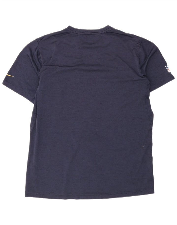 Nike Herre Los Angeles Rams T-shirt Top Stor marineblå polyester