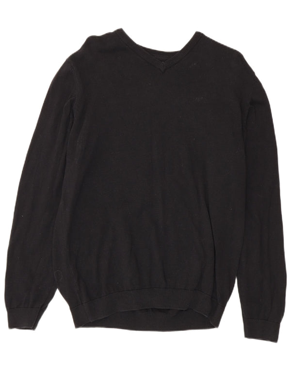 Marks & Spencer Boys V-hals sweater 15-16 år Sort bomuld