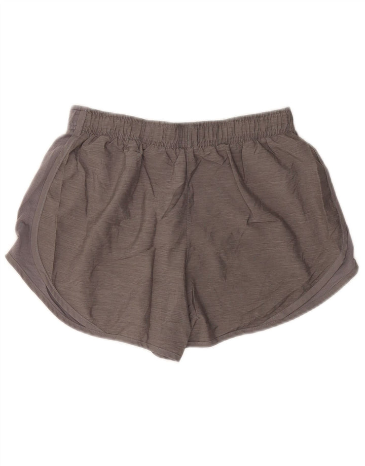 NIKE Dri Fit sportsshorts til kvinder UK 14 mellemgrå polyester