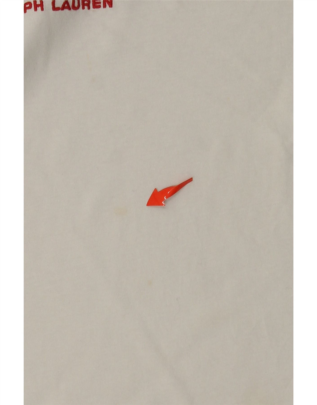 POLO RALPH LAUREN Herre Custom Slim Fit Grafisk T-Shirt Top Stor Hvid