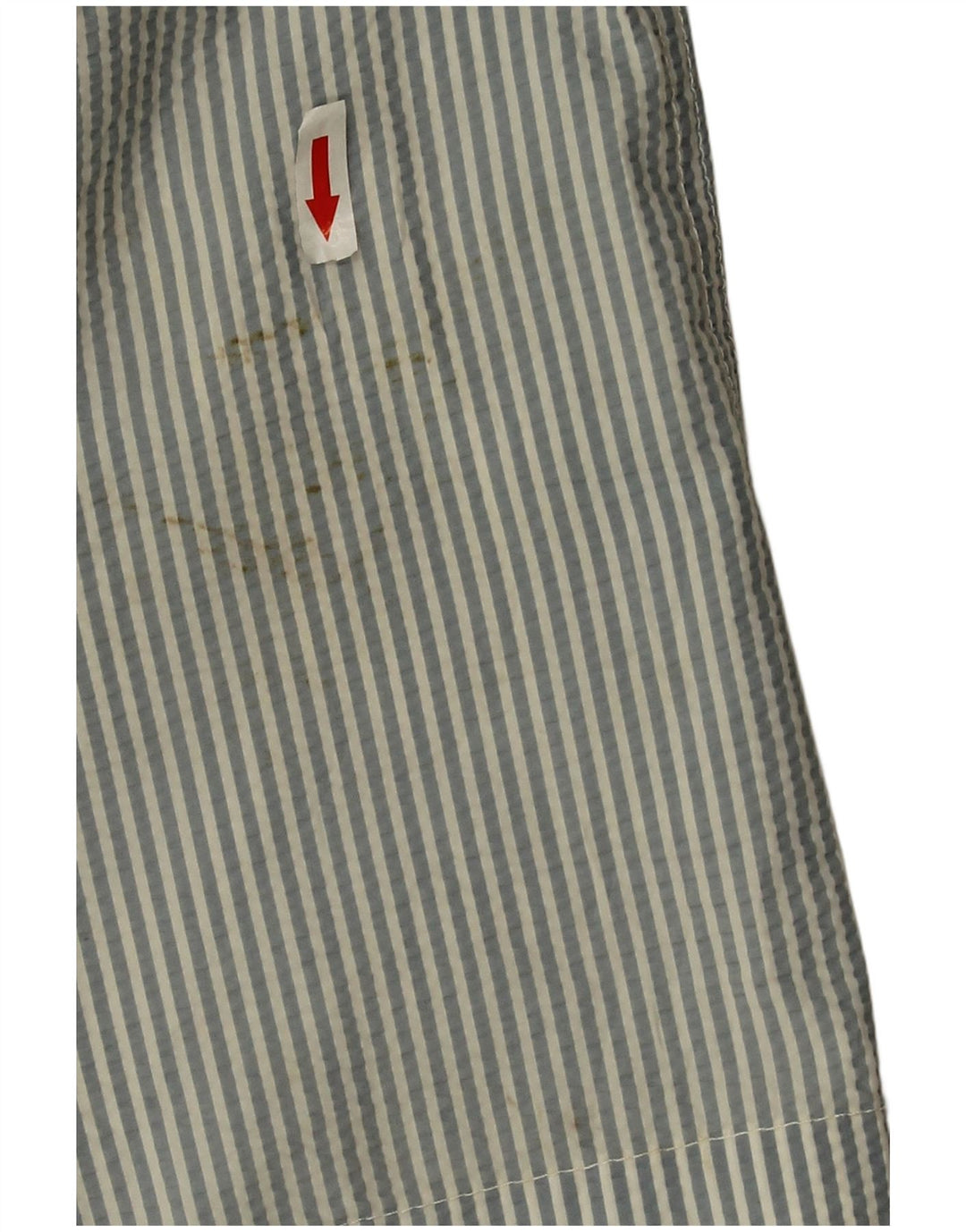 Zara Badeshorts til mænd mellemblå nålestribet polyester