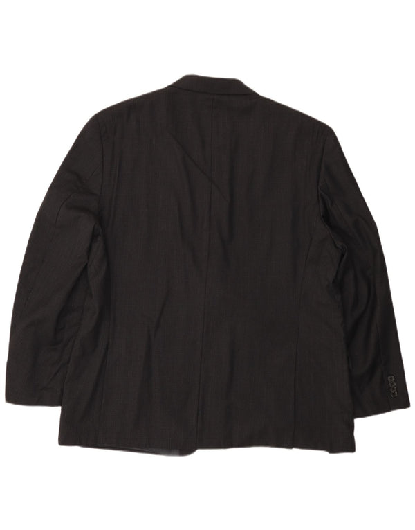 MICHAEL KORS Herre 2-knaps blazerjakke UK 46 3XL Sort Uld