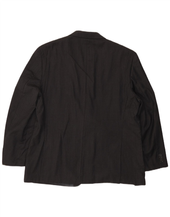 MICHAEL KORS Herre 2-knaps blazerjakke UK 46 3XL Sort Uld