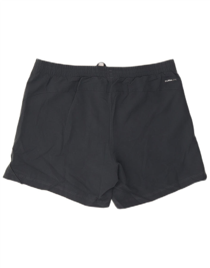 ADIDAS Mens Climalite Sport Shorts Large  Grey Polyester