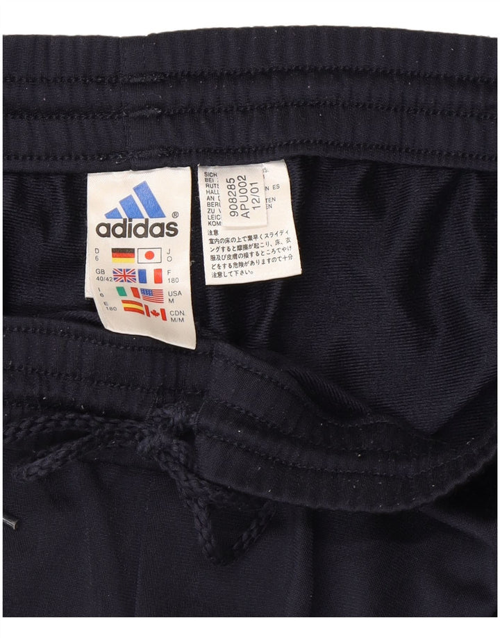 Adidas Træningsdragtsbukser til mænd UK 40/42 Medium Navy Blue Polyester