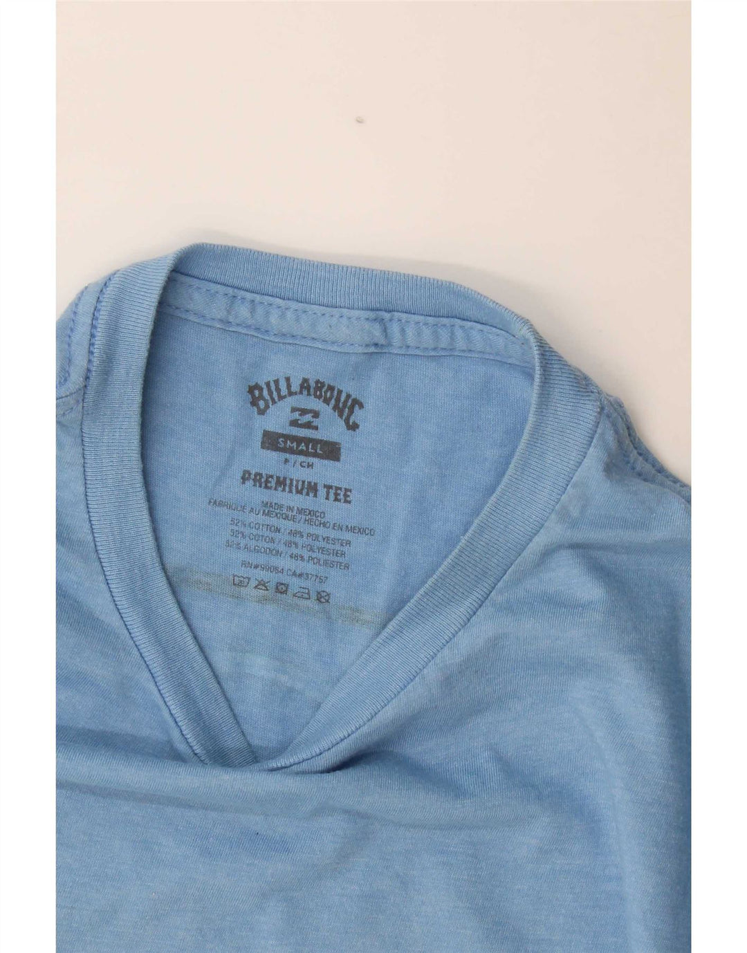 Billabong Herre Grafisk T-Shirt Top Lille Blå Bomuld