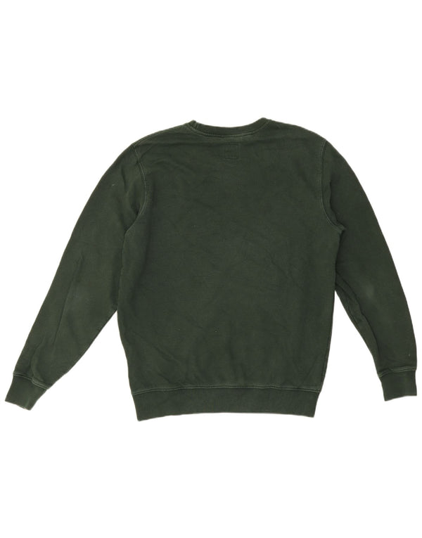 Vans Herre Grafisk Sweatshirt Jumper Lille Grøn Bomuld