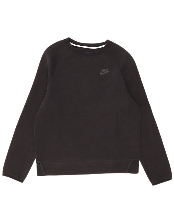 Nike Boys Sweatshirt Jumper 13-14 år XL Sort bomuld