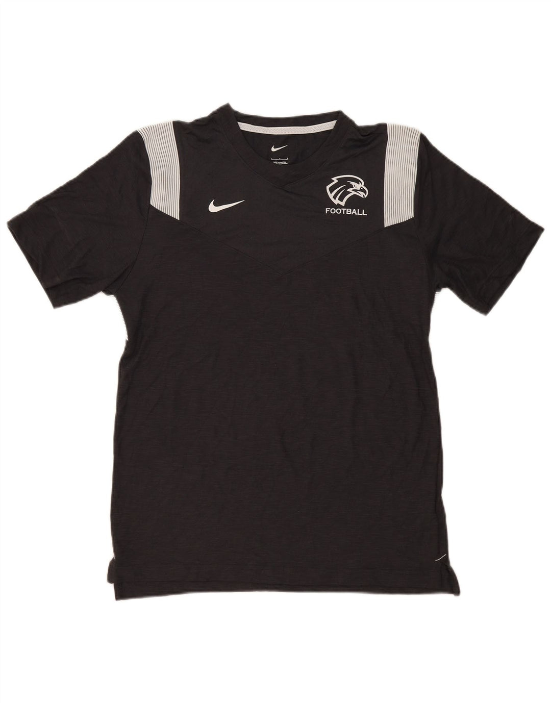 Nike Herre Dri Fit grafisk T-shirt Top Stor sort nålestribet polyester