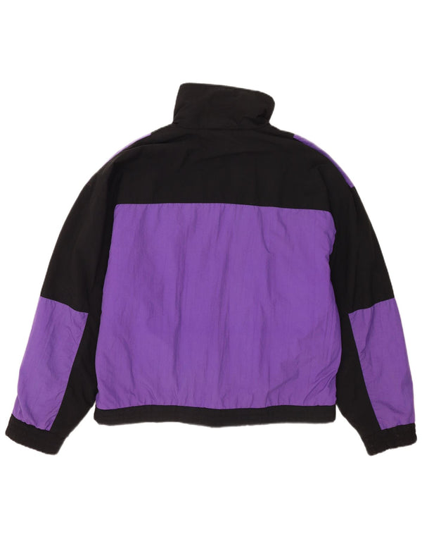 Vintage Herre Anorak Jacket UK 40 Large Purple Colourblock