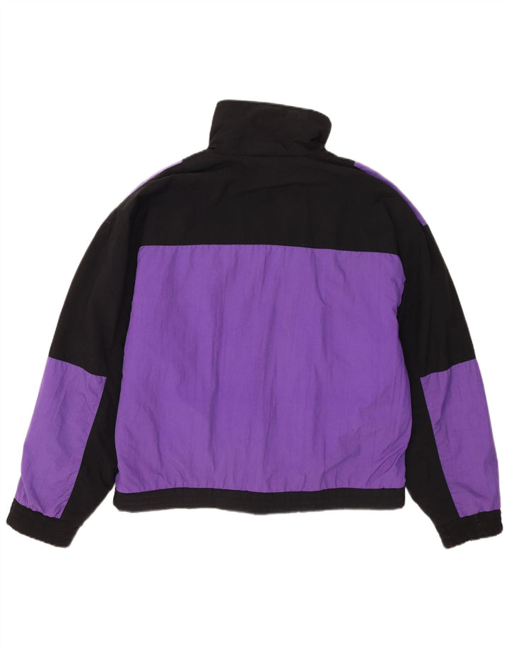 Vintage Herre Anorak Jacket UK 40 Large Purple Colourblock