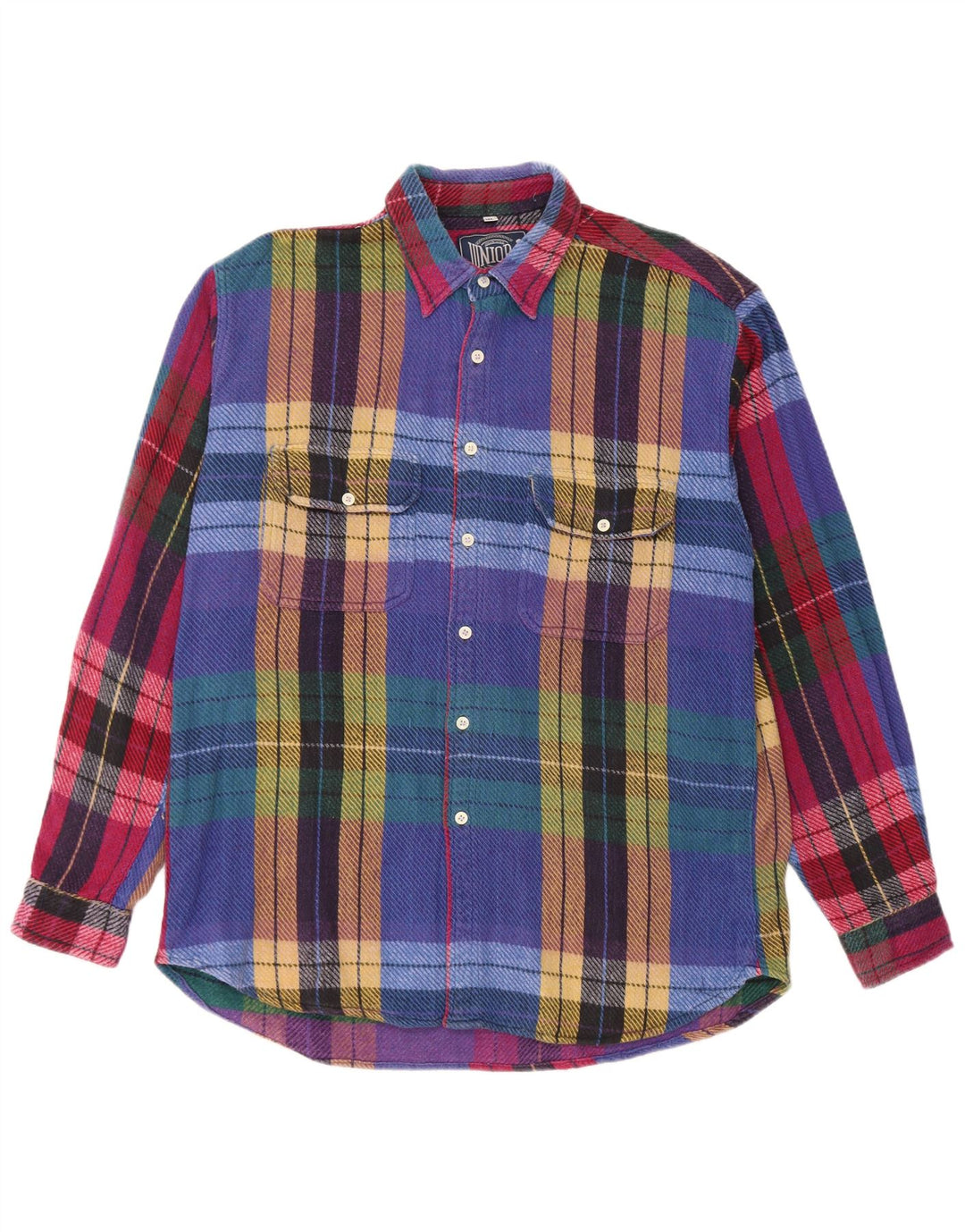 Junior.D Herre Flanellskjorte XL Flerfarvet Plaid