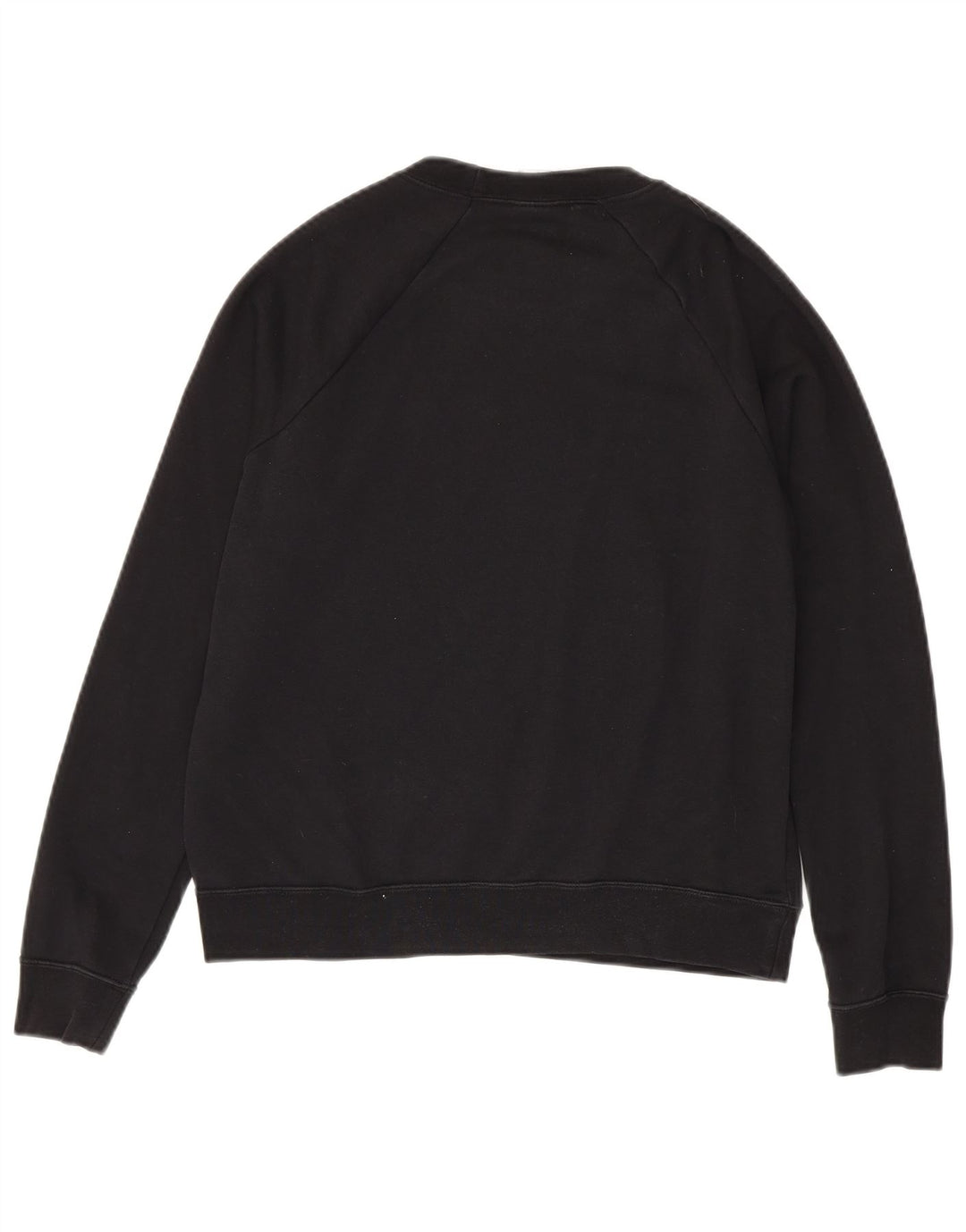 Nike Dame Oversized Sweatshirt Jumper UK 10 Small Black Bomuld