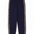Champion Herre grafisk træningsdragt Bukser Large Navy Blue Colourblock